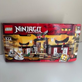 Lego Spinjitzu Dojo 2504 Ninjago Zane Sensei Wu 100% Complete Set Golden Weapons