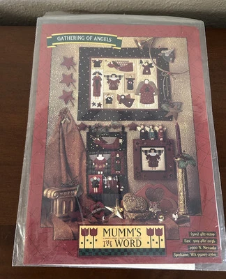 Mumm's the Word Gathering of Angels Quilt Wall Hanging Banner Or Sampler - Image 1 of 3