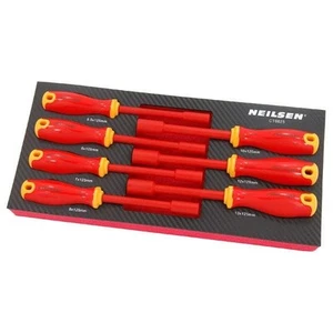 5 Piece VDE Insulated Nut Driver Spinner Set 5.5-13mm Chrome Vanadium CT6625 - Picture 1 of 3
