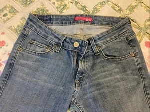TOO SUPERLOW 524 Levi Strauss & Co Vntg Bell Bottom Jeans Size 3 Med. Inseam 31 - Picture 1 of 9