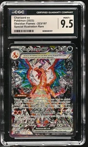 Pokemon CGC 9.5 Charizard EX Obsidian Flames SIR 223/197 (2023) - Picture 1 of 2