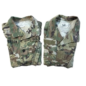 Lotto 2 Cappotto Camicia Regolare Multicam Esercito 33 Femmina OCP Uniforme 8415-01-623-3300 - Foto 1 di 6