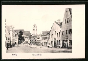Erding, Ansicht der Haagerstraße, Ansichtskarte  - Picture 1 of 2