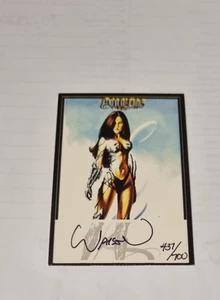 2000 Witchblade Millennium Top Cow Autographed Card signed by Watson 437/700 - Picture 1 of 2