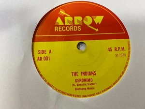 THE INDIANS - Geronimo - IRISH SHOWBAND POP 7" 1979 IRELAND - Picture 1 of 2