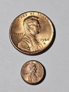 MINIATUR 1964 LINCOLN CENT MARKE NEUHEIT MÜNZE KOSTENLOSER VERSAND - Bild 1 von 3