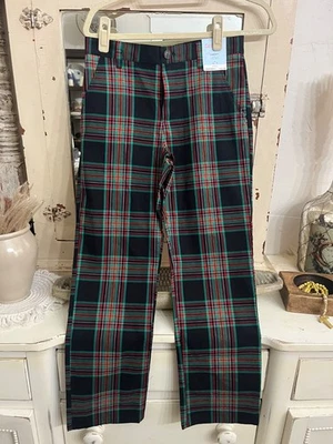 Niñas Car & Jack Pantalones a Cuadros Rojo, Negro y Verde Talla 16 NUEVO Foto 1 de 4