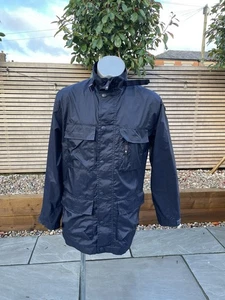 Armani Men's Jeans Vintage Jacket Large Navy GB 42  - Picture 1 of 13