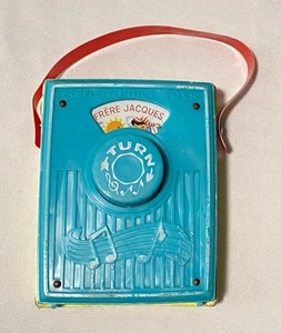 VTG1966 Fisher Price Frere Jacques Pocket Radio Winding Music Box Toy #778 Works - Picture 1 of 10