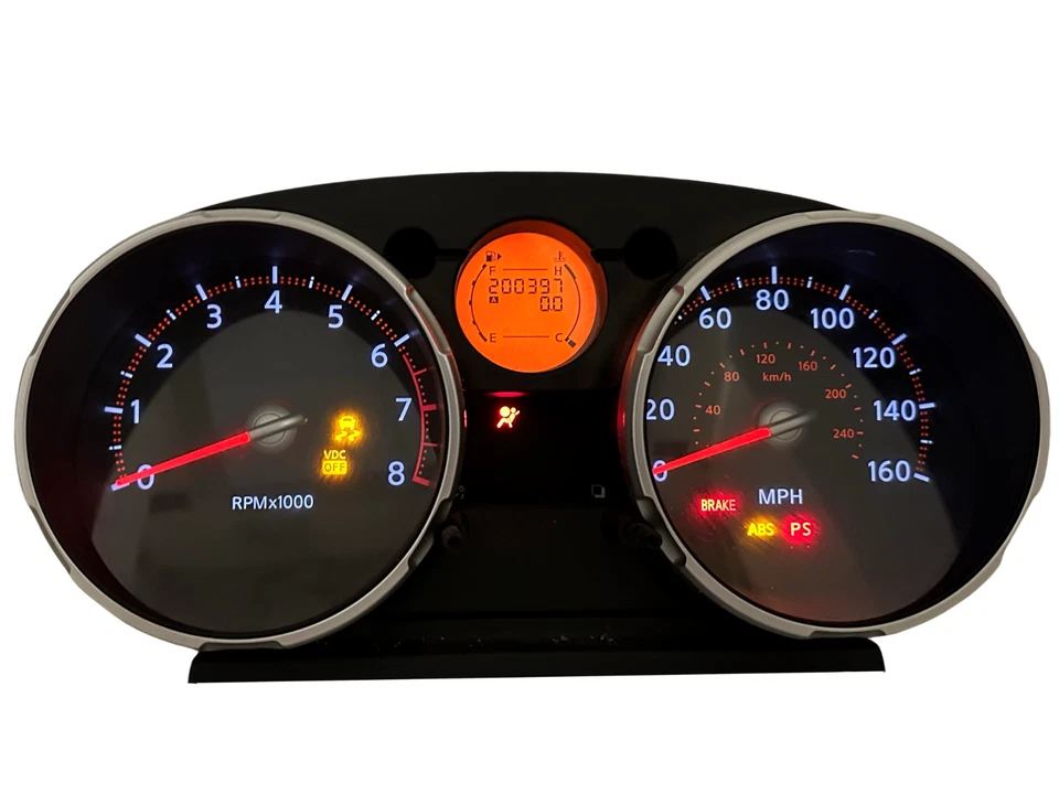 Cuadro de instrumentos velocímetro panel de instrumentos Nissan Rogue 2008 200.397 millas Foto 1 de 3