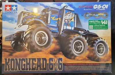 Tamiya Konghead 6x6 G6-01 1/18 Monster Truck Kit [TAM58646] - Image 1 of 3
