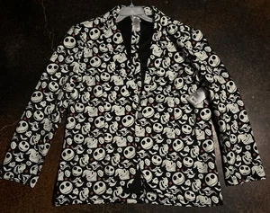 Nuovo con etichetta! Giacca tuta uomo Disney Nightmare Before Christmas L/XL si illumina al buio - Foto 1 di 3