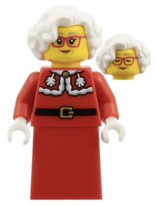 LEGO CITY Mrs. Claus with Skirt Christmas hol376 Minifigure New Unassembled - Image 1 of 3