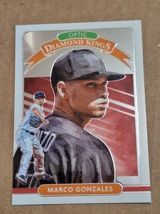 2020 MARCO GONZALES DONRUSS OPTIC DIAMOND KINGS CARD #22 MARINERS PIRATES - Picture 1 of 3