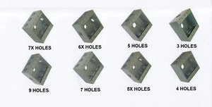 2 GANG BELL WEATHERPROOF ELECTRICAL METAL OUTDOOR BOX 3 4 5 6 7 9 HOLES 1/2 3/4" - Picture 1 of 1