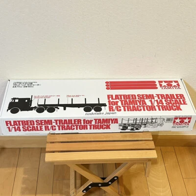 Tamiya 56306 Big Truck Series n. 06 Semirimorchio pianale scala 1/14 - Immagine 1 di 4