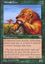Mtenda Lion X4 (Mirage) MTG (NM) *CCGHouse* Magic