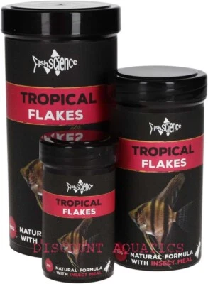 Fish Science Tropical Flakes 20g, 50g, 100g and 200g  Aquarium Fish Food  - Image 1 of 2
