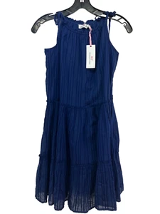 Vineyard Vines Womens White Smocked V-Neck Ruffle Short Sleeve Midi Dress Sz XS - Picture 1 of 7