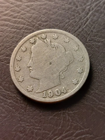 1904 Liberty V Nickel Five Cent Coin Cover