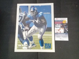 Ian Allen signiertes New York Giants 8 x 10 Farbfoto JSA COA -1 # - Bild 1 von 4