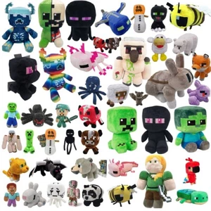 70 Styles Cartoon Minecraft Animal Plush Toy Soft Stuffed Doll Kids Plushies Toy - Picture 1 of 85