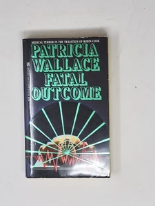 PATRICIA WALLACE 1ST EDITION - Fatal Outcome 1992 (Paperbacks From Hell) - Imagen 1 de 4