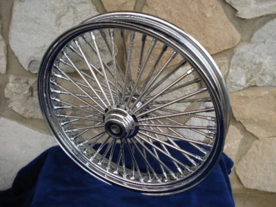 21X2.15" DNA MAMMOTH 52 SPOKE FRONT WHEEL HARLEY FXST FXDWG DYNA SOFTAIL 00-06 - Image 1 of 4