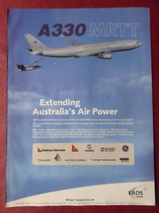 3/2005 PUB EADS MILITARY TRANSPORT CASA A330 MRTT RAAF AUSTRALIA AD - Picture 1 of 1
