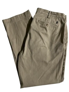 Polo Ralph Lauren Chino Pants Size 38x32 Measured Beige Khaki Classic Fit - Picture 1 of 7