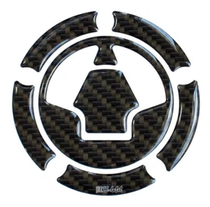Tapa depósito pad protector depósito carbono marrón universal compatible para Kawasaki - Imagen 1 de 4