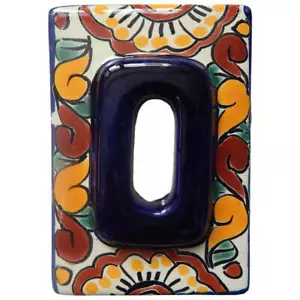 Mexikanische Fliese Hausnummern Adressnummern Keramik Hausnummer Talavera # 0 - Bild 1 von 2