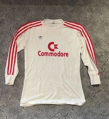 FC Bayern München altes Trikot Gr.3/4  Commodore 1984 / 1985 / 1986 TR25 - Bild 1 von 2