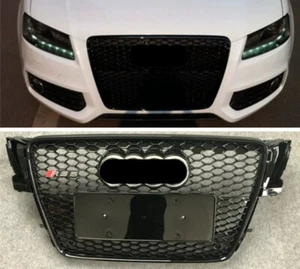 Parrilla delantera de malla de panal para Audi A5 S5 B8 RS5 2008-2012 - Imagen 1 de 4