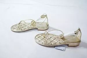 Aerosoles Women's Jacky Faux Leather Gladiator Sandals LB3 Soft Gold US:6.5M - Picture 1 of 12
