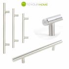 128mm T-Bar Furniture Handle Brushed Stainless Steel Cabinet Cupboard Knob