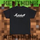 New Marshall Amplification Amplifier Logo Rock Band Pop Guitar T-Shirt S-3XL