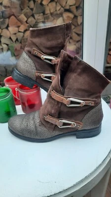 KIM KAY - TOLLE STIEFELETTEN - BRAUN - GR. 41 - Bild 1 von 4