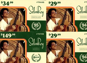 BRUNO MARS SELVA REY RUM POSTCARDS White Coconut Chocolate Reserve Advertising - Picture 1 of 5