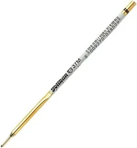 2 Refill Pelikan 37   punta media,  1 nero    per penne biro - Foto 1 di 1