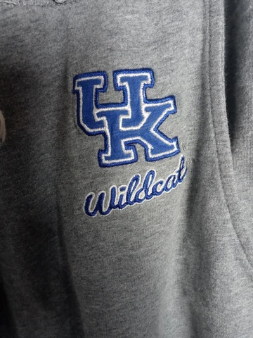 University of Kentucky Wildcats Sweatpants Womens Small Colosseum Gray and Blue Cover