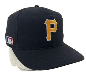 Vintage 90er Pittsburg Pirates Youngan Sports Specialties Logo Snapback Mütze Kappe schwarz - Bild 1 von 15
