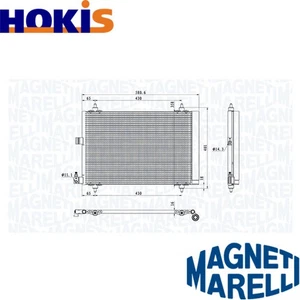 CONDENSER AIR CONDITIONING 350203908000 FOR PEUGEOT 607 406/Break CITROËN - Picture 1 of 8