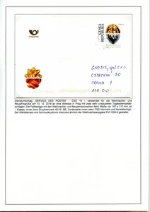 CR / Tschechien - CS0 014 von 2018 - Dienst-Umschlag echt gelaufen! - Bild 1 von 1