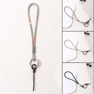 Bling Bling Diamond Crystal Anti-lost Rope Hanging Cord Phone Accessories - Photo 1 sur 11