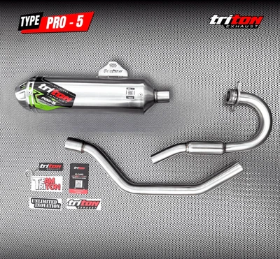 Escape Triton para Kawasaki KLX 250 camuflaje #11 Foto 1 de 4