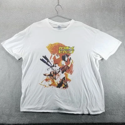 Camisa De Colección Vaquera Bebop Para Hombres 3XL Blanca Spike Faye Valentine Crew Anime Y2K Foto 1 de 4
