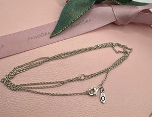 Pandora Chain Necklace 60cm Authentic Ale 925 Fine 590515 Genuine - Bild 1 von 6