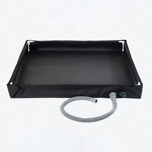 Outdoor Shower Base Portable Tray for Camping with Drainage Pipe 80x80x10cm - Bild 1 von 23