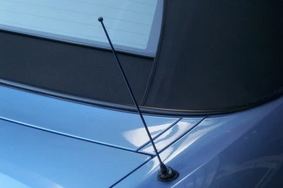 Mástil de antena de acero inoxidable negro de 15" Power Rod Radio AM/FM para Honda S2000 2000-2009 Foto 1 de 4